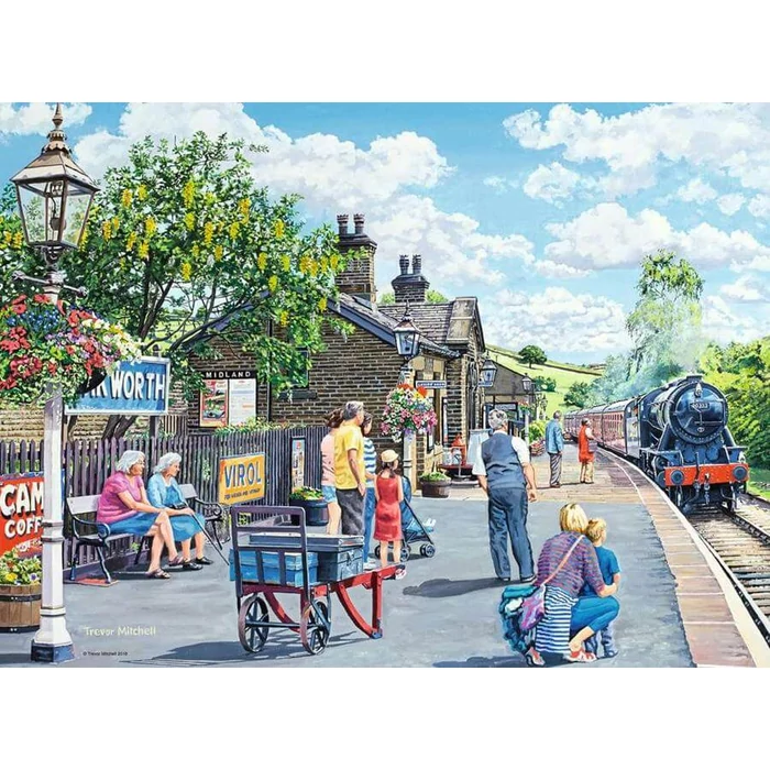 Ravensburger 12000013 - Railway Heritage - Oakworth és Corfe - 2 x 500 db-os puzzle