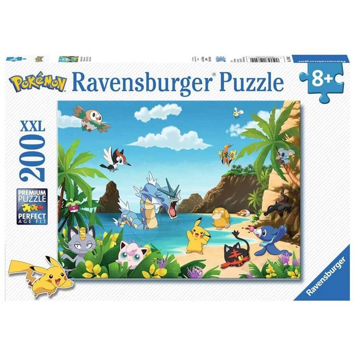 Ravensburger 12840 - Pokemon - Szerezd meg mindet! - 200 db-os XXL puzzle