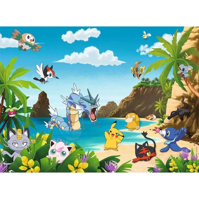 Ravensburger 12840 - Pokemon - Szerezd meg mindet! - 200 db-os XXL puzzle