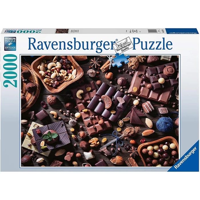 Ravensburger 2000 db-os puzzle - Csokoládémenyország (16715)