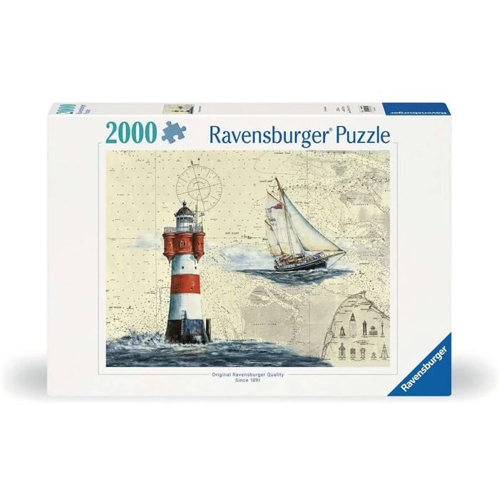 Ravensburger 12000804 - Romantikus világítótorony  - 2000 db-os puzzle