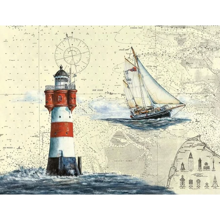 Ravensburger 12000804 - Romantikus világítótorony  - 2000 db-os puzzle