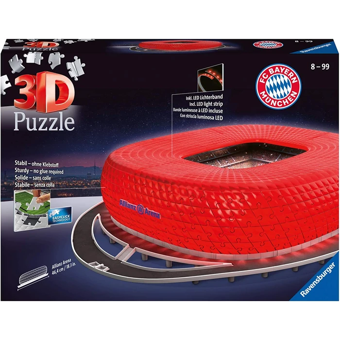 Ravensburger 12530 - Allianz Aréna - 216 db-os 3D puzzle - 3D Puzzle
