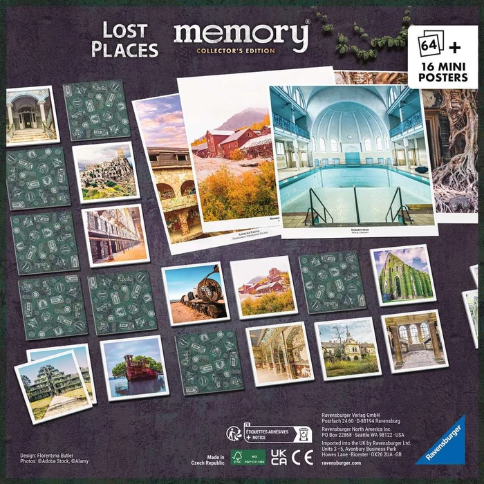 Ravensburger 23499 - Lost places memóriajáték