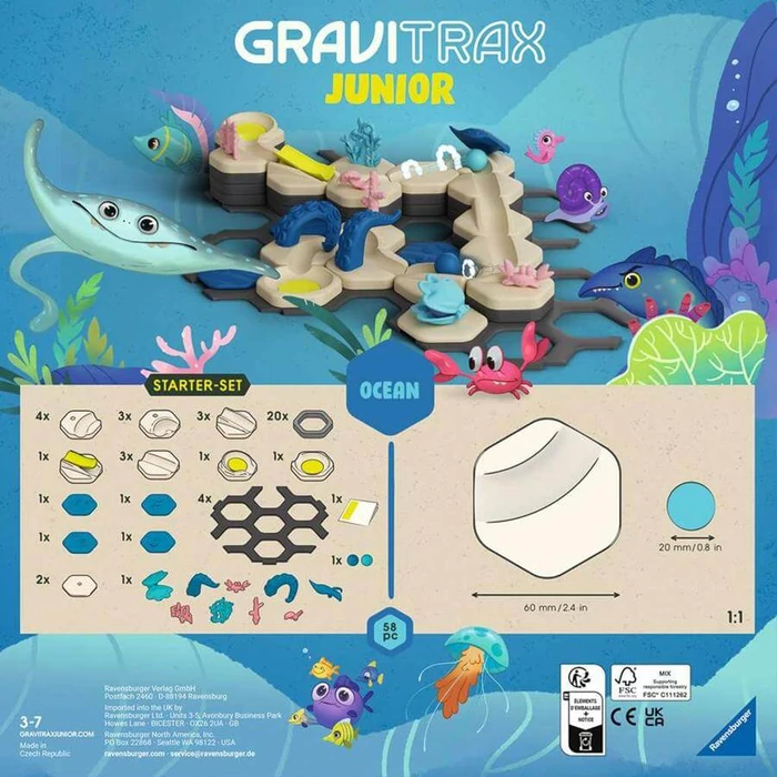 Ravensburger - GraviTrax JUNIOR óceán kezdő készlet (24584)