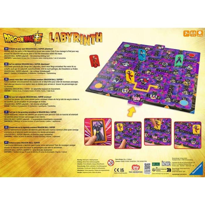 Ravensburger 24740 - Dragonball Labirintus társasjáték
