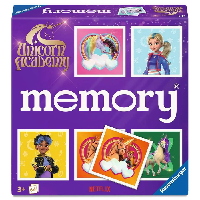 Ravensburger 24778 - Unikornis akadémia memóriajáték