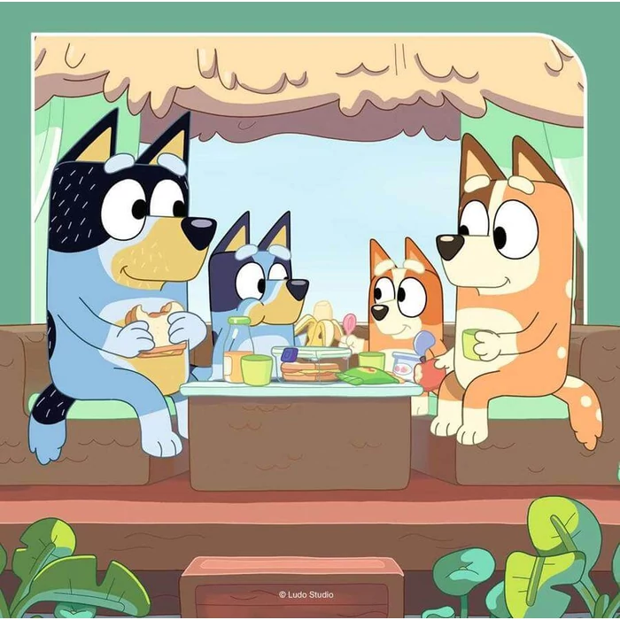 Ravensburger 05685 - Bluey - 3 x 49 db-os puzzle