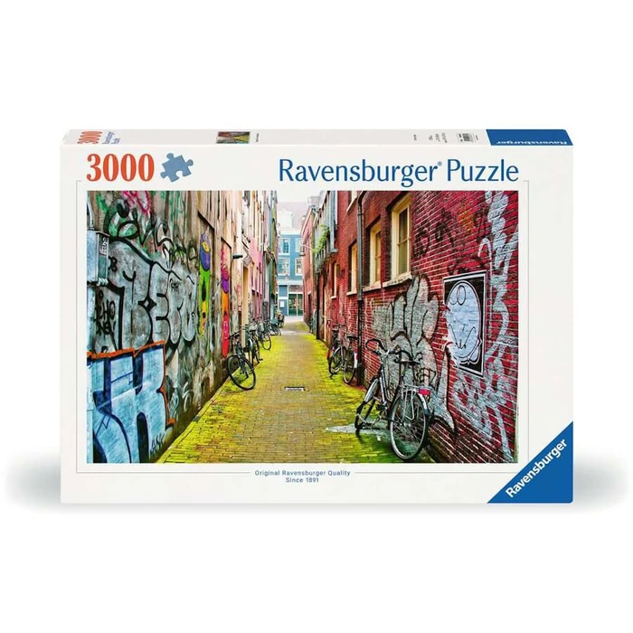 Ravensburger 12000807 - Utcai művészet Amszterdamban - 3000 db-os puzzle