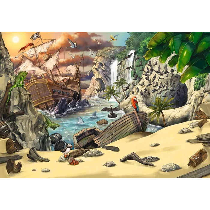 Ravensburger 368 db-os Escape KIDS puzzle - Kalózok Veszedelme (12956)