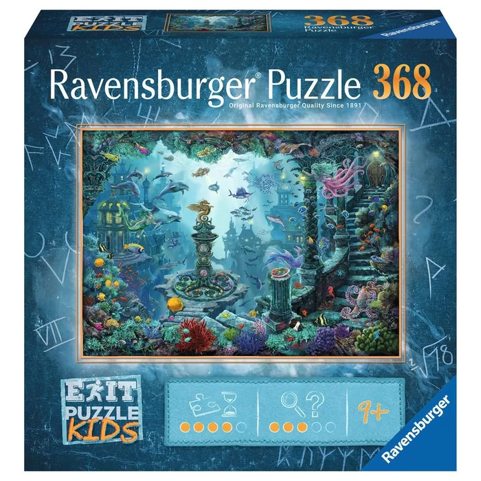 Ravensburger 368 db-os Exit KIDS puzzle - Víz alatti királyság (13394)