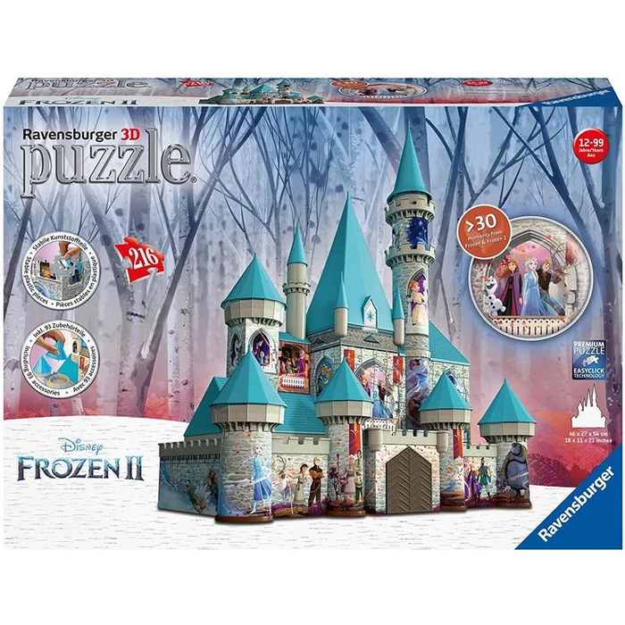Ravensburger 11156 - Jégvarázs 2 - Kastély - 216 db-os 3D puzzle