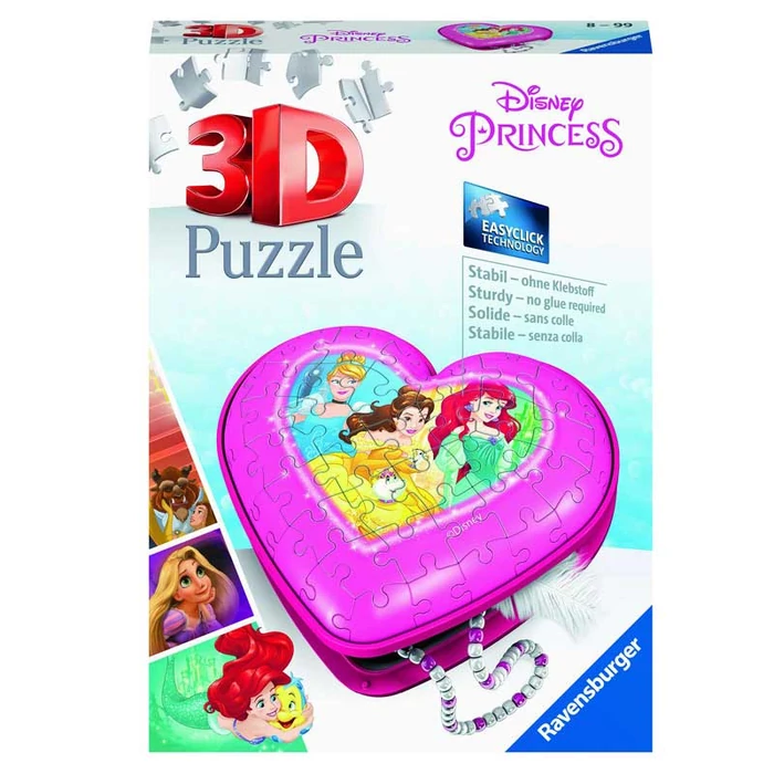 Ravensburger 11234 - Disney Princess dobozka - 54 db-os 3D puzzle