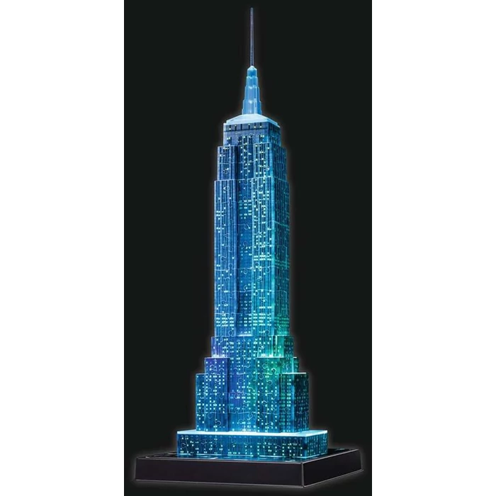 Ravensburger 12566 - Night Edition - Empire State Building - 216 db-os 3D puzzle