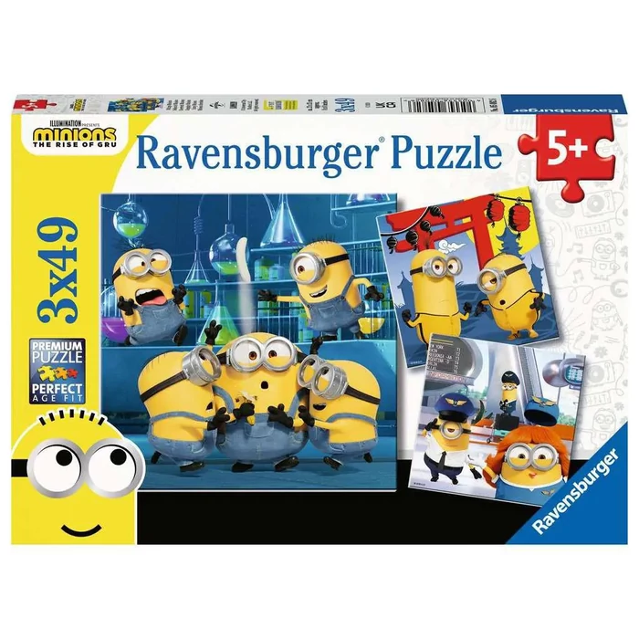 Ravensburger 3 x 49 db-os puzzle - Minyonok (05082)