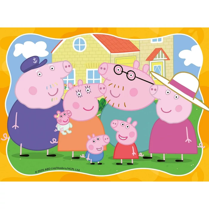 Ravensburger 12004104 - Peppa malac - 4 az 1-ben puzzle (12,16,20,24 db ...