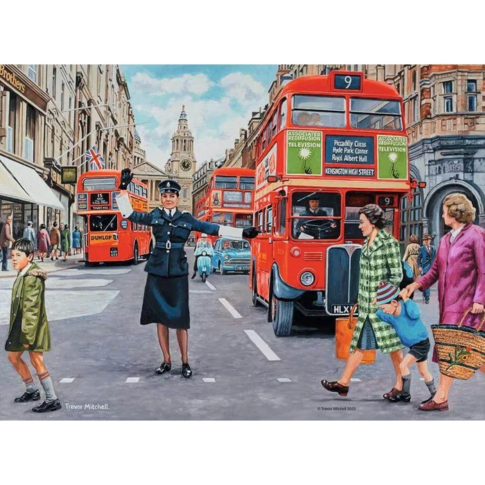 Ravensburger 17490 - Happy Days - Boldog munkanapok - 4 x 500 db-os puzzle