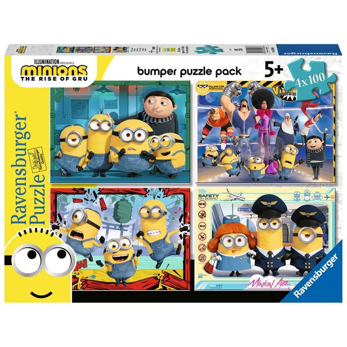 Ravensburger 4 x 100 db-os puzzle - Minyonok (05066)
