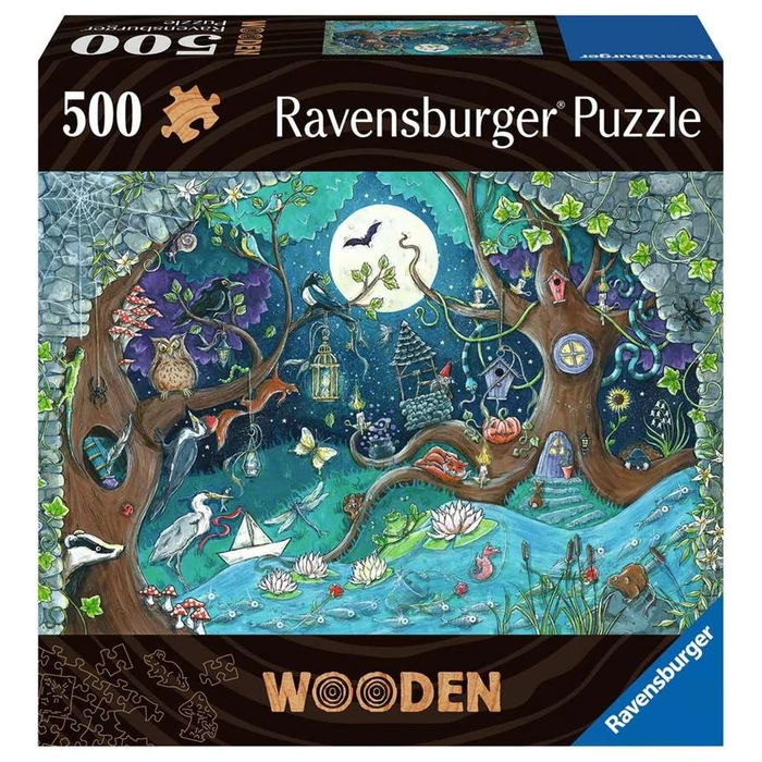 Ravensburger 17516 - WOODEN - Fantasy Forest - 500 db-os fa puzzle
