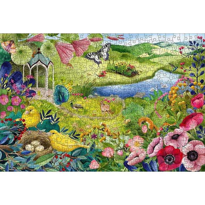 Ravensburger 17513 - WOODEN - Wild Garden - 500 db-os fa puzzle