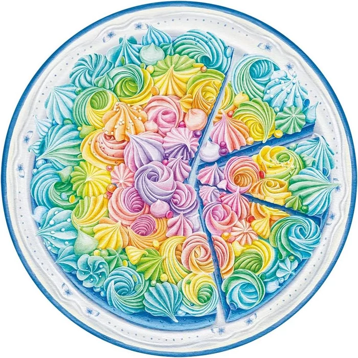 Ravensburger 17349 - Circle of Colors - Rainbow Cake - 500 db-os puzzle