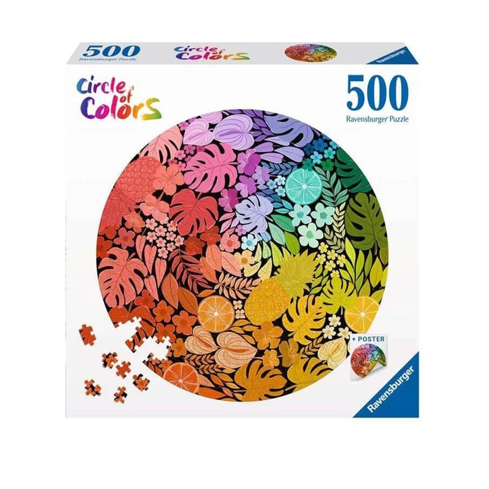 Ravensburger 500 db-os puzzle - Circle of Colors - Tropical Circular (12000821)