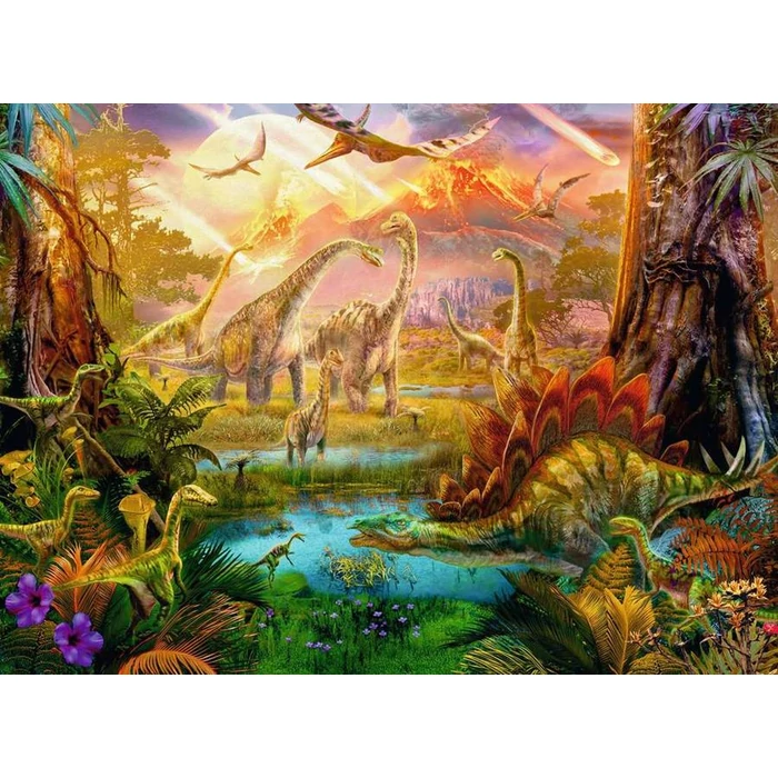 Ravensburger 12000238 - Dínók földjén - 500 db-os puzzle
