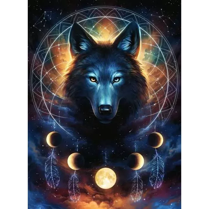 Ravensburger 12000442 - Farkas - 500 db-os Fluoreszkáló puzzle
