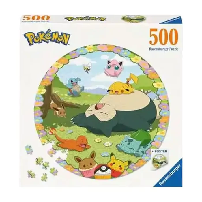 Ravensburger 12001131 - Pokemonok virágok között - 500 db-os puzzle