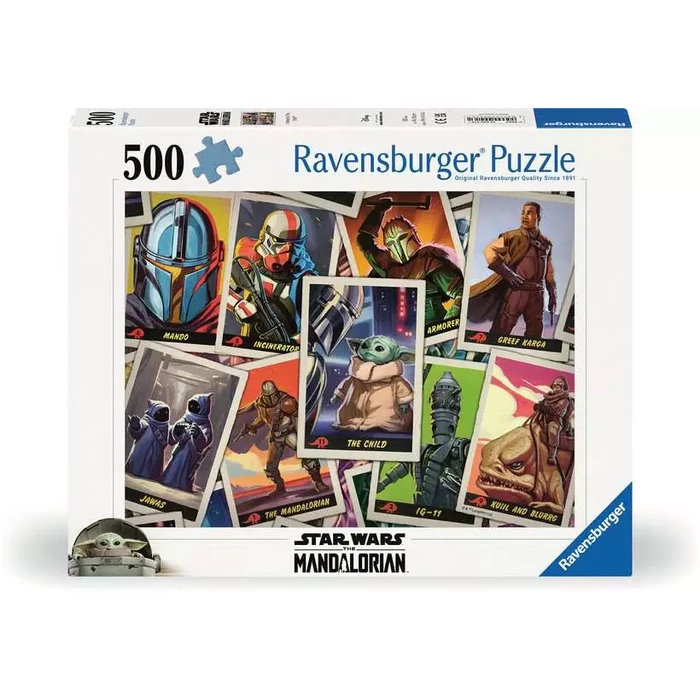 Ravensburger 12000216 - Star Wars - The Mandalorian - Baby Yoda - 500 db-os puzzle