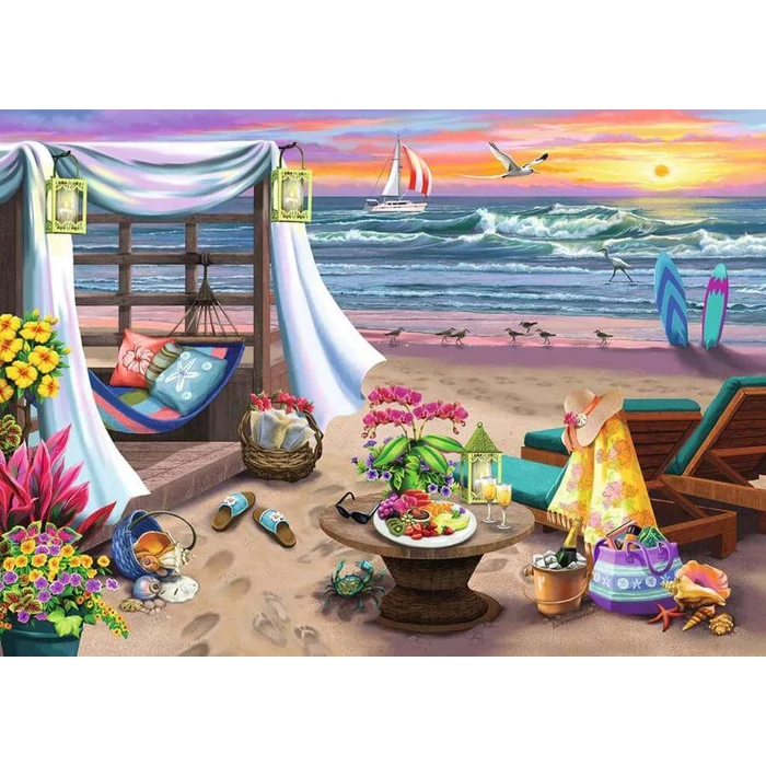 Ravensburger 16792 - Tengerparti pihenés - 500 db-os puzzle