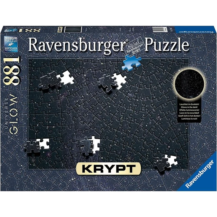Ravensburger 17280 - KRYPT Universe glow - 881 db-os puzzle