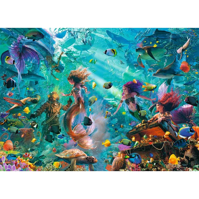 Ravensburger 9000 db-os puzzle - Víz alatti királyság (17419)