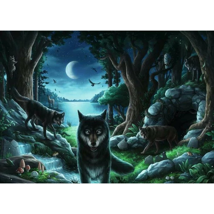 Ravensburger 15028 - A farkasok története - 759 db-os Exit puzzle 