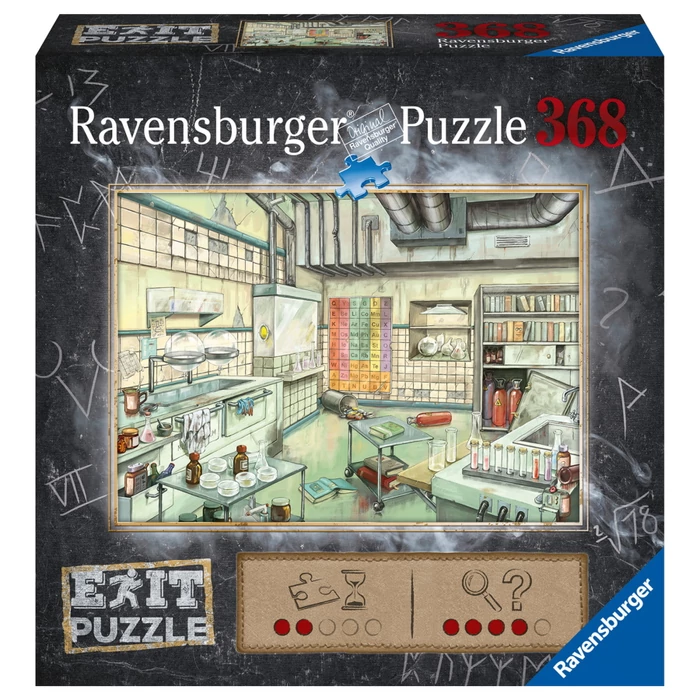 Ravensburger 16783 - Laboratórium - 368 db-os Exit puzzle 