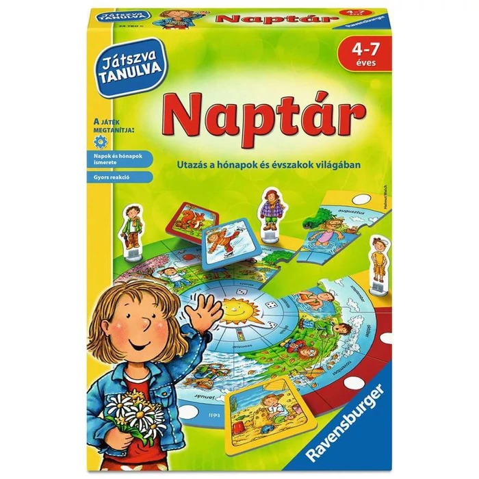 Ravensburger 24780 - Játszva tanulva - Naptár társasjáték