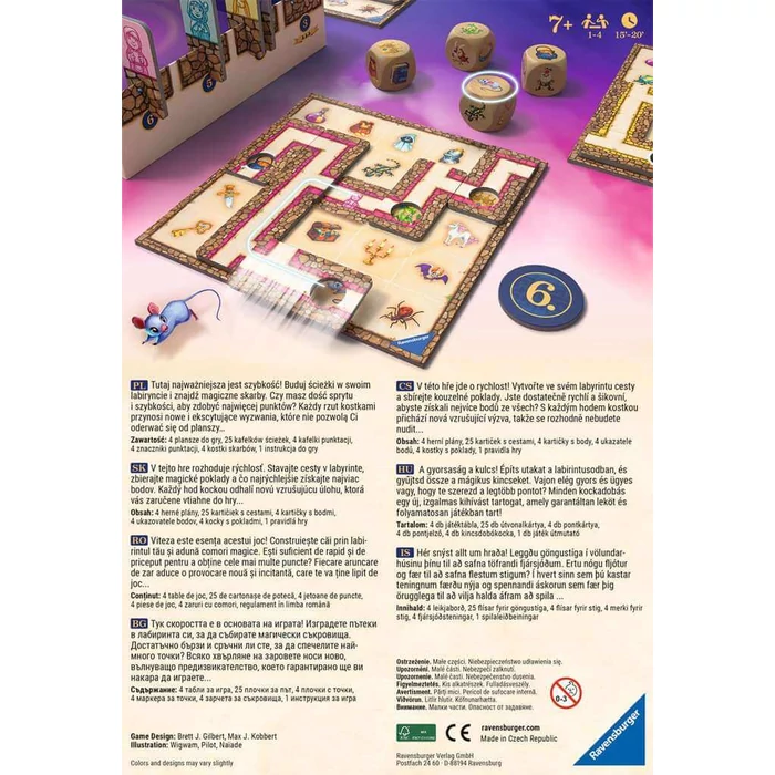 Ravensburger 24796 - Labirintus Go! társasjáték