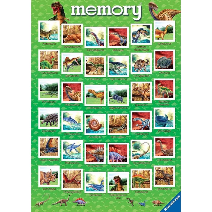 Ravensburger 22099 - Dinoszauruszok memóriajáték 