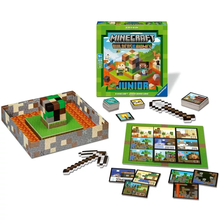 Ravensburger 24688 - Minecraft Builders & Biomes Junior társasjáték