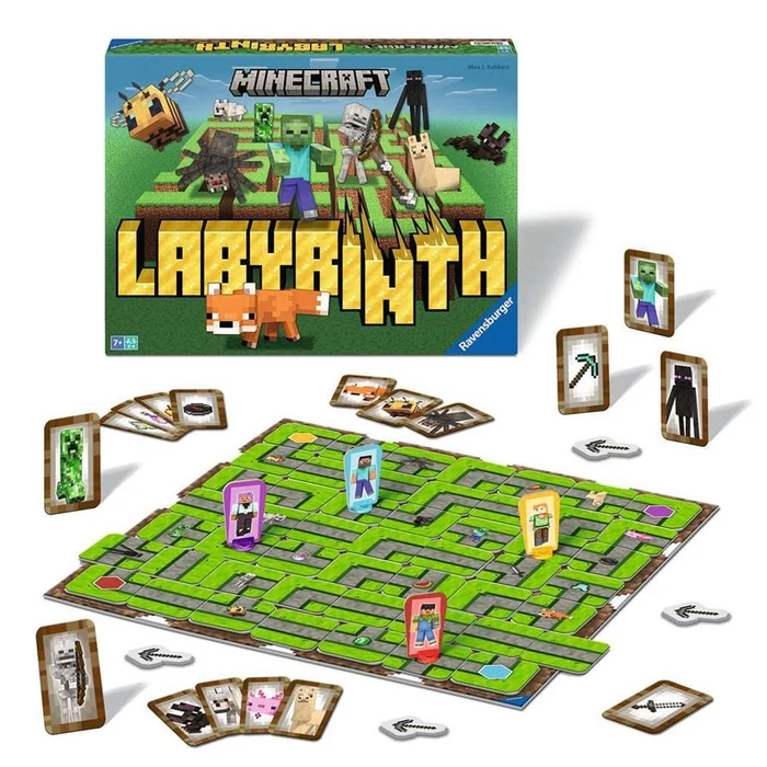 Ravensburger 24771 - Minecraft Labirintus társasjáték