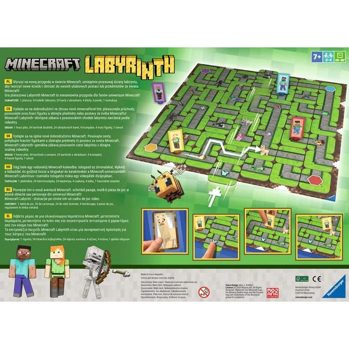 Ravensburger 24771 - Minecraft Labirintus társasjáték