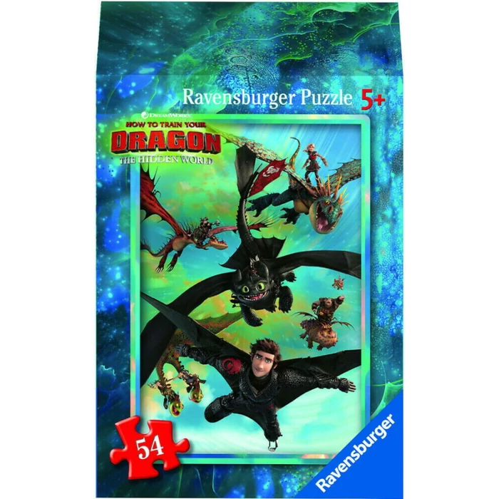 Ravensburger 09435 - Így neveld a sárkányod - 54 db-os Mini puzzle