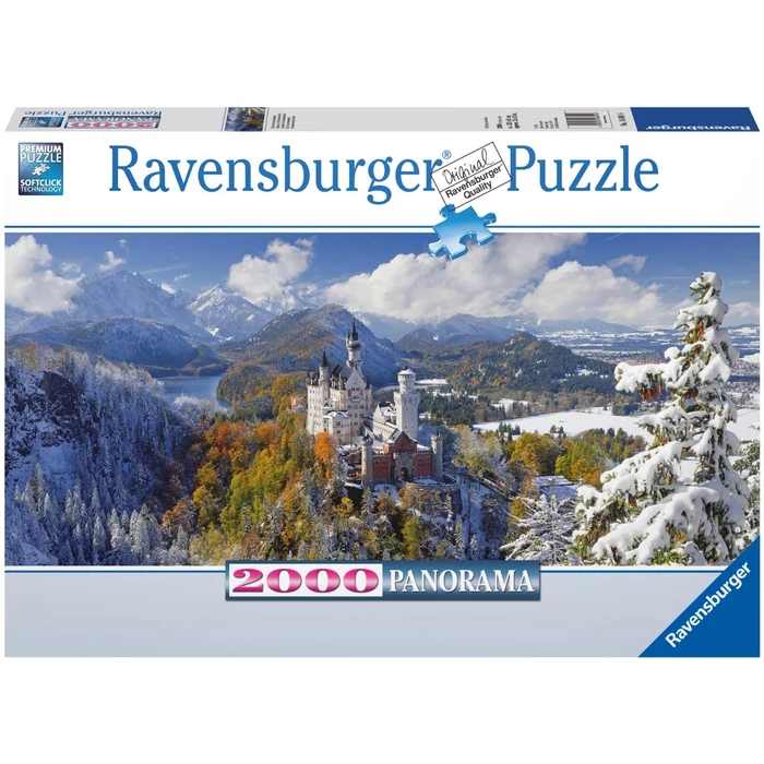 Ravensburger 16691 - Panoráma puzzle - Neuschwanstein kastély - 2000 db-os puzzle