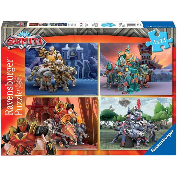 Ravensburger 05017 - Gormiti - 4 x 42 db-os puzzle
