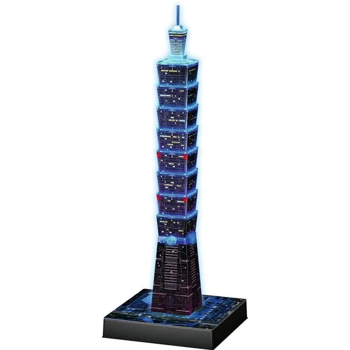 Ravensburger 11149 - Night Edition - Tajpej - 216 db-os 3D puzzle