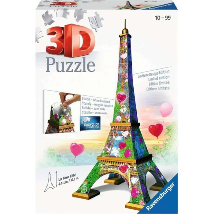 Ravensburger 11183 - Love Edition - Eiffel-torony - 216 db-os 3D puzzle