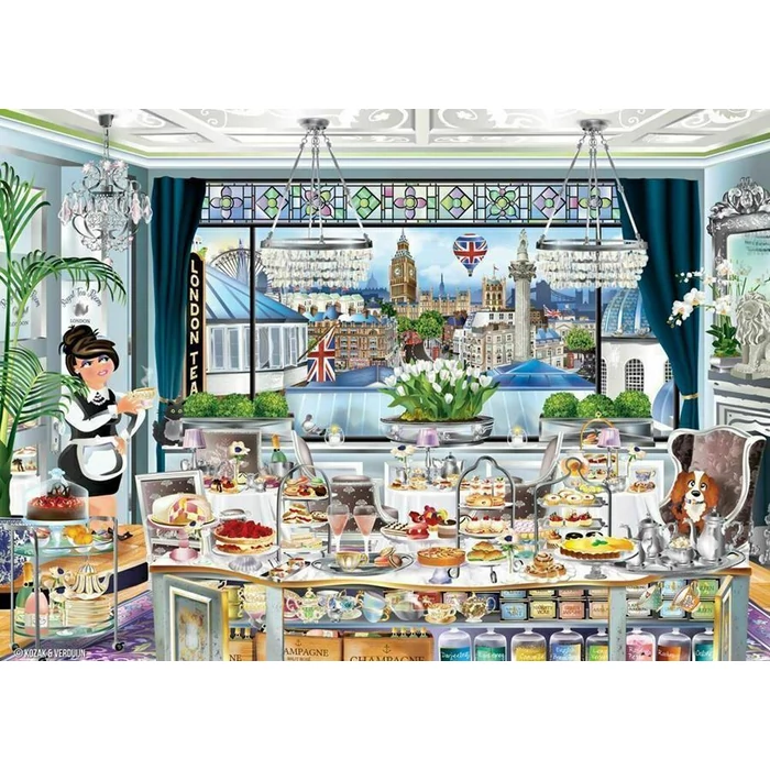 Ravensburger 13985 - London Tea Party - 1000 db-os puzzle