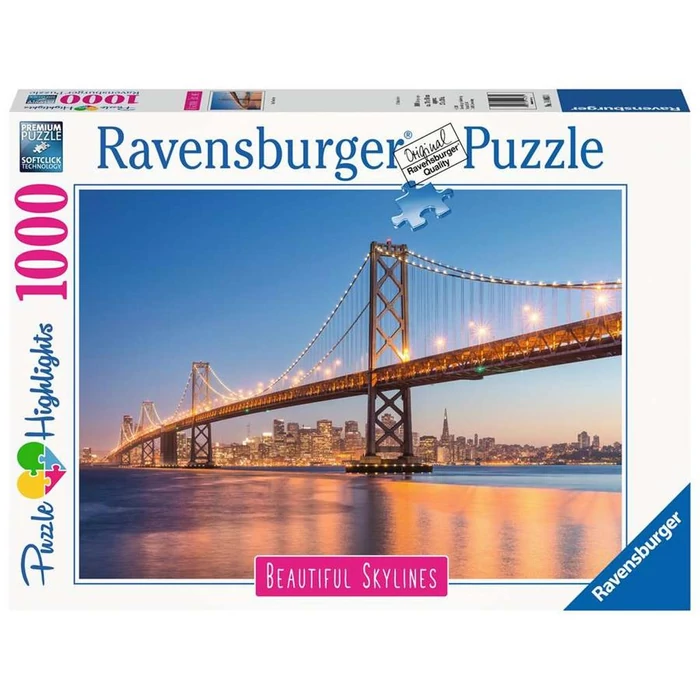 Ravensburger 14083 - Beautiful Skylines - San Francisco - 1000 db-os puzzle