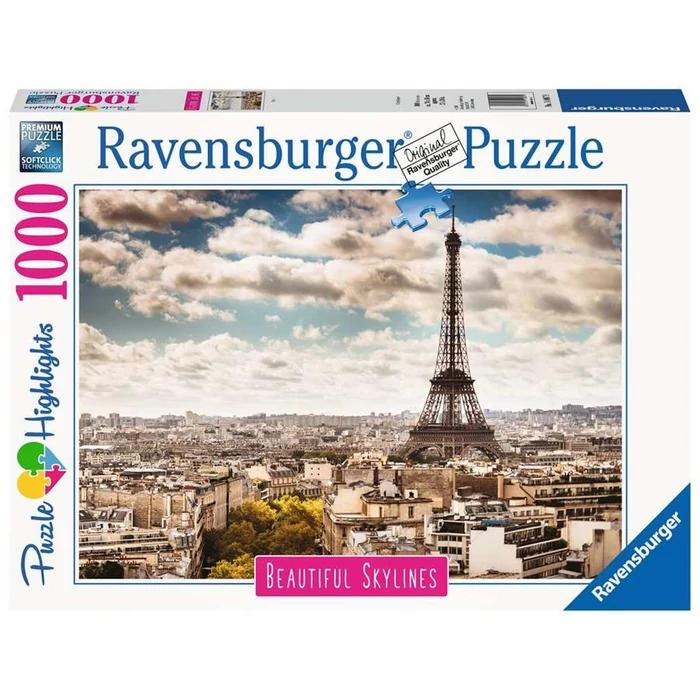 Ravensburger 14087 - Beautiful Skylines - Párizs - 1000 db-os puzzle
