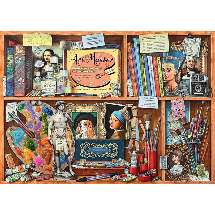 Ravensburger 14997 - A művész szekrénye - 1000 db-os puzzle